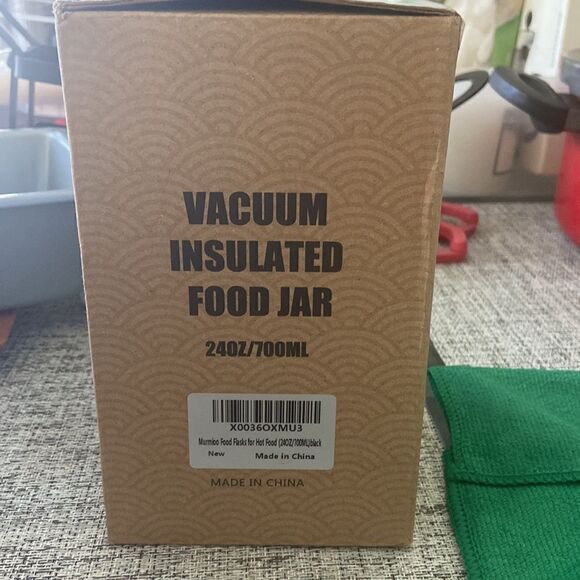 Murmioo Soup Thermos for Hot food black never opened - Picture 5 of 6